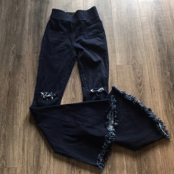 super wide bell bottom jeans